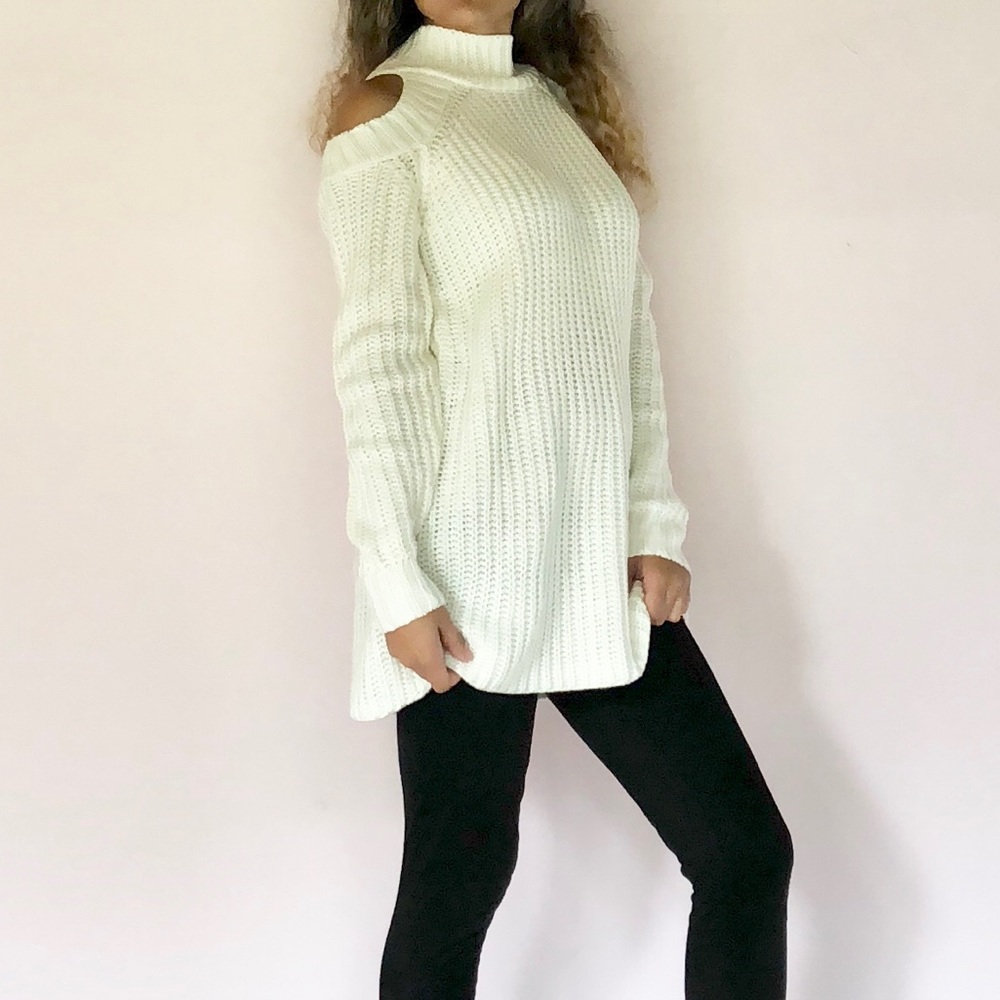 Ivory sweater top - Picture 2 of 4